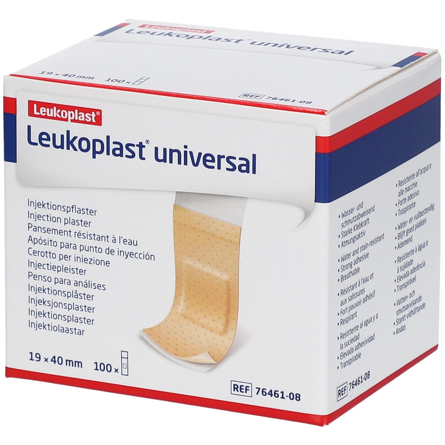 Leukoplast Universal Injektionspflaster Strips 19x40 mm