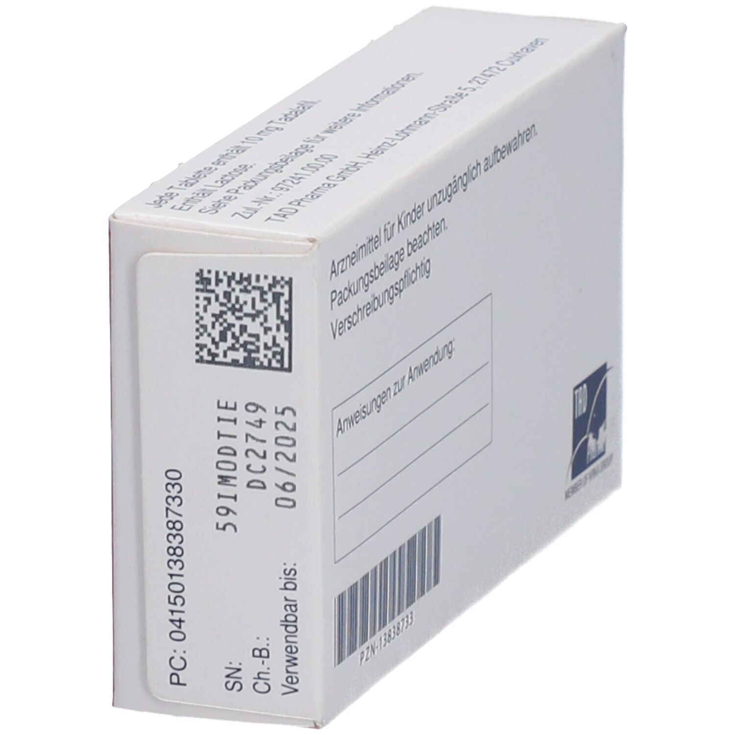 Tadagis 10 mg Filmtabletten 4 St