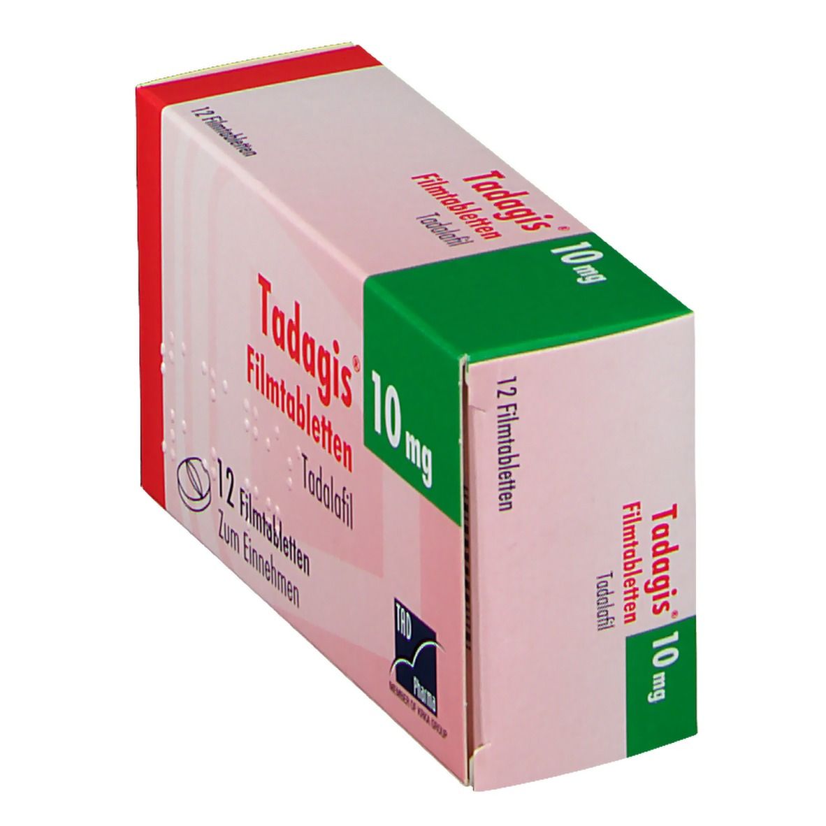 Tadagis 10 mg Filmtabletten 12 St