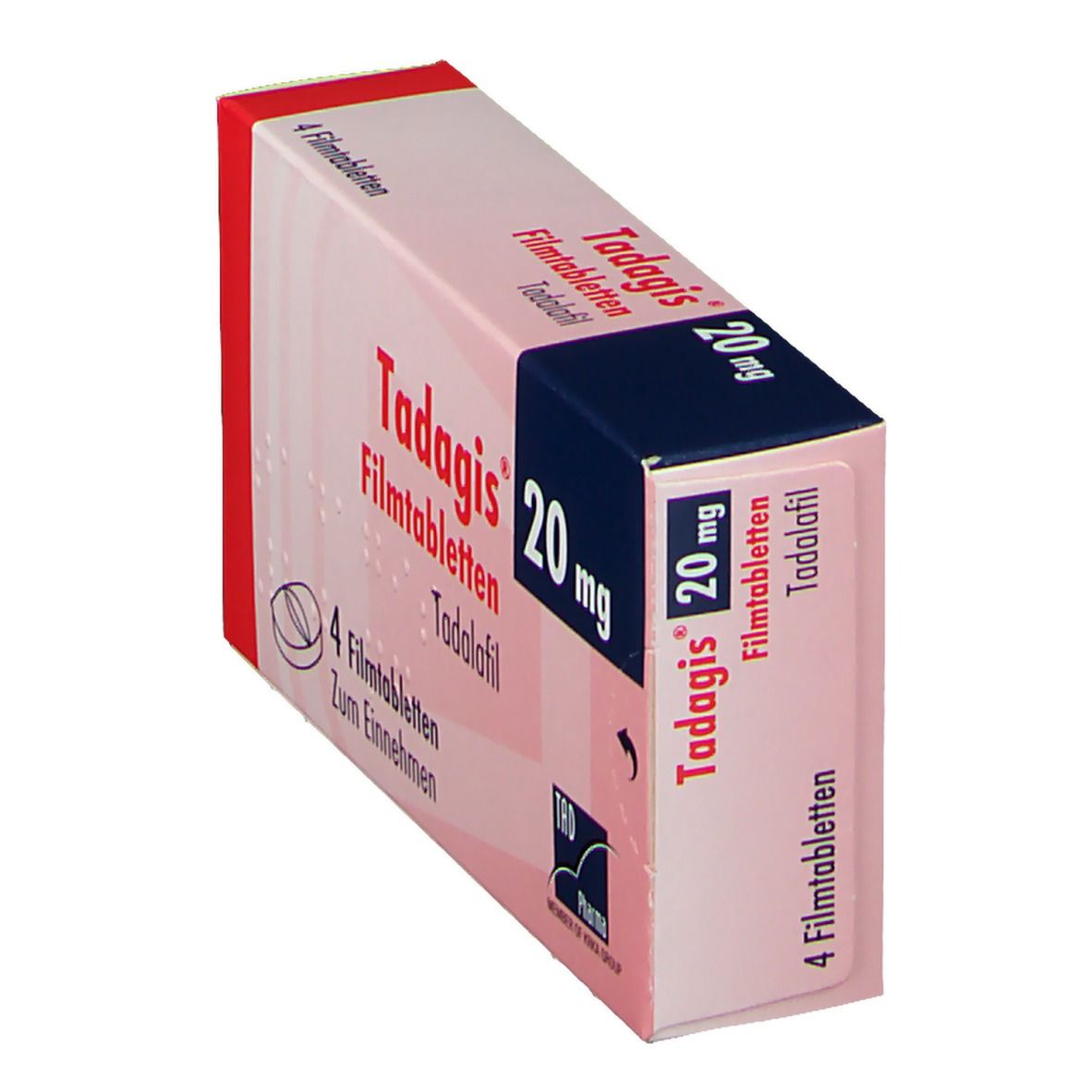 Tadagis 20 mg Filmtabletten 4 St