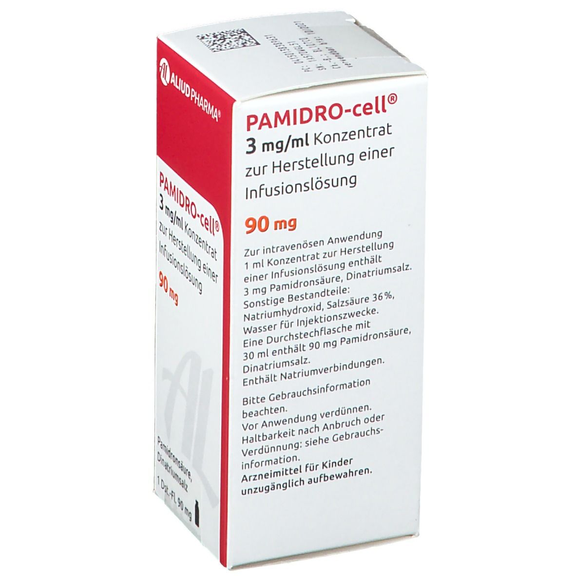 PAMIDRO-cell 3 mg/ml 90mg Konz.z.H.e.Inf.Lsg.ALIUD 1 St Infusionslösungskonzentrat