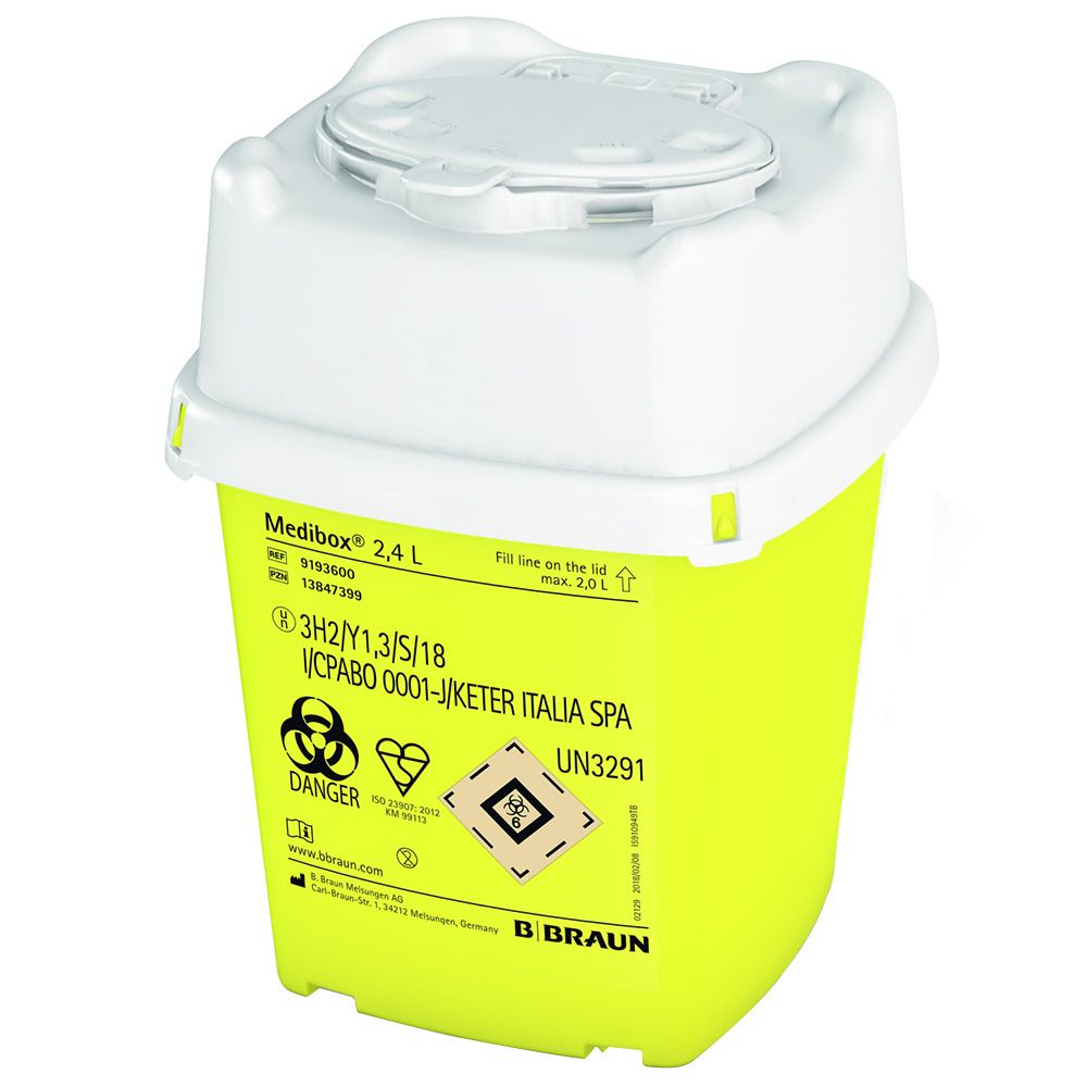 Medibox® Entsorgungsbehälter Braun 2,4 Liter