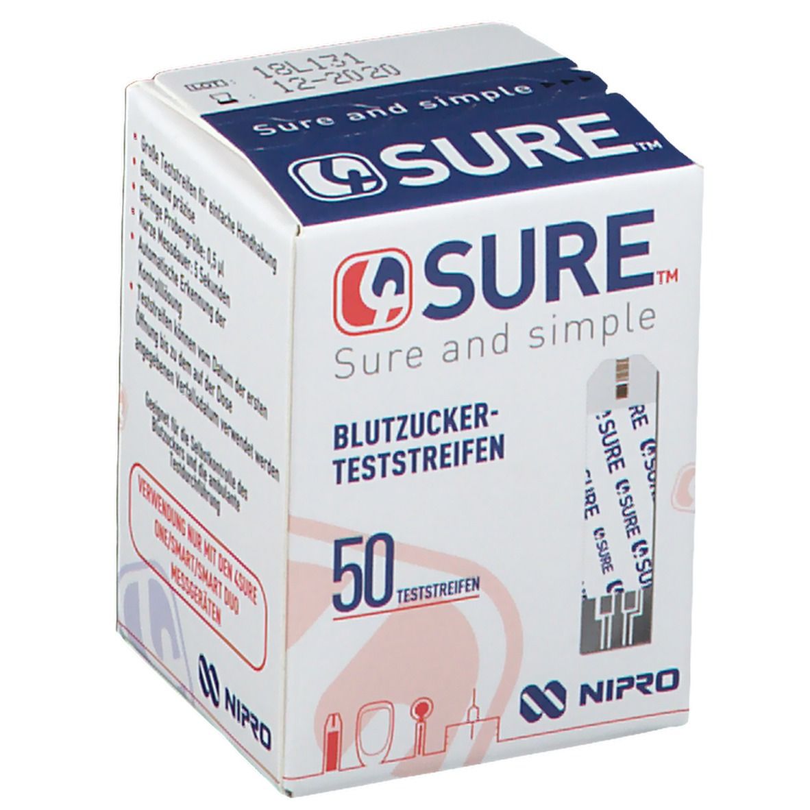 4SURE Blutzucker-Teststreifen