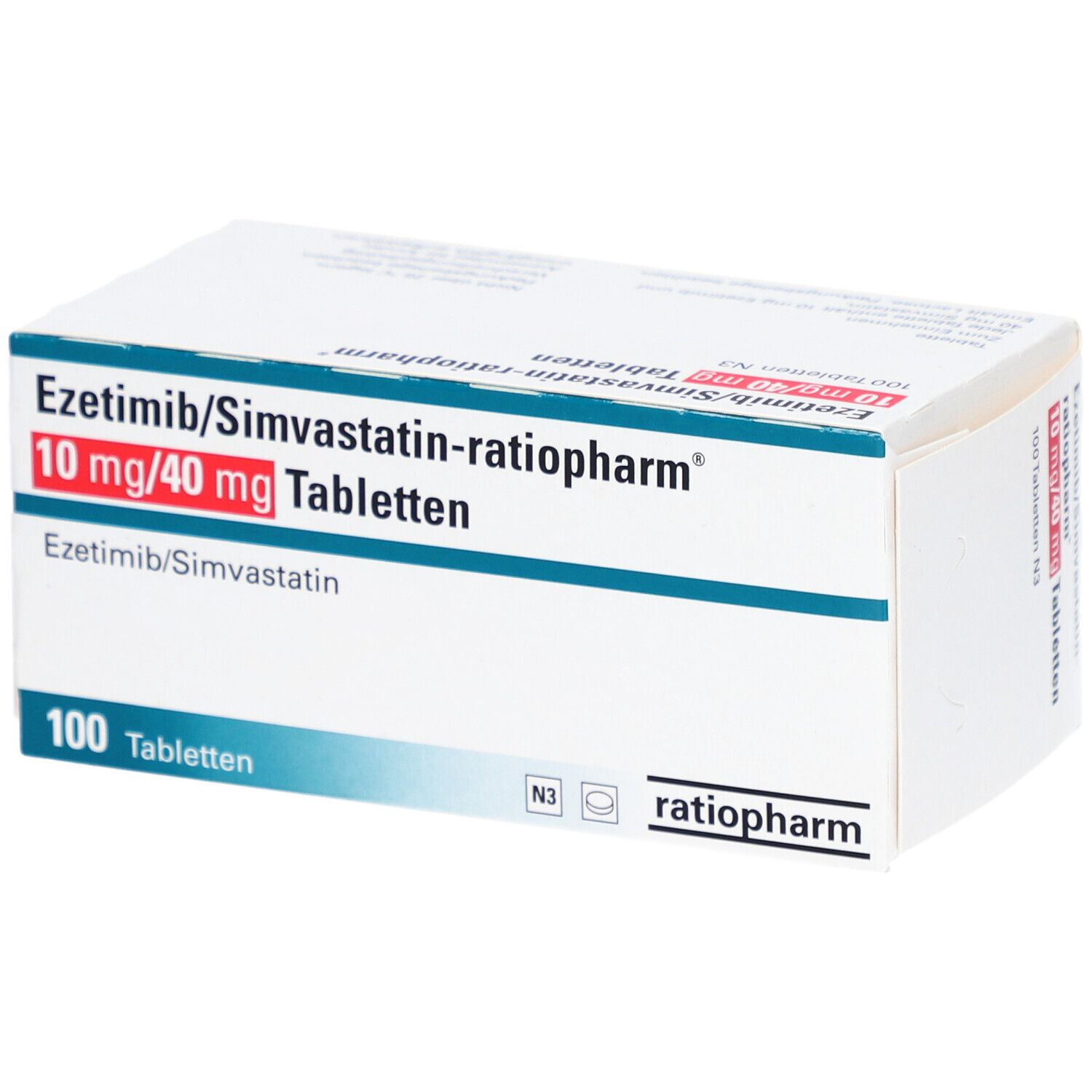 EZETIMIB/Simvastatin-ratiopharm 10 mg/40 mg Tabl.