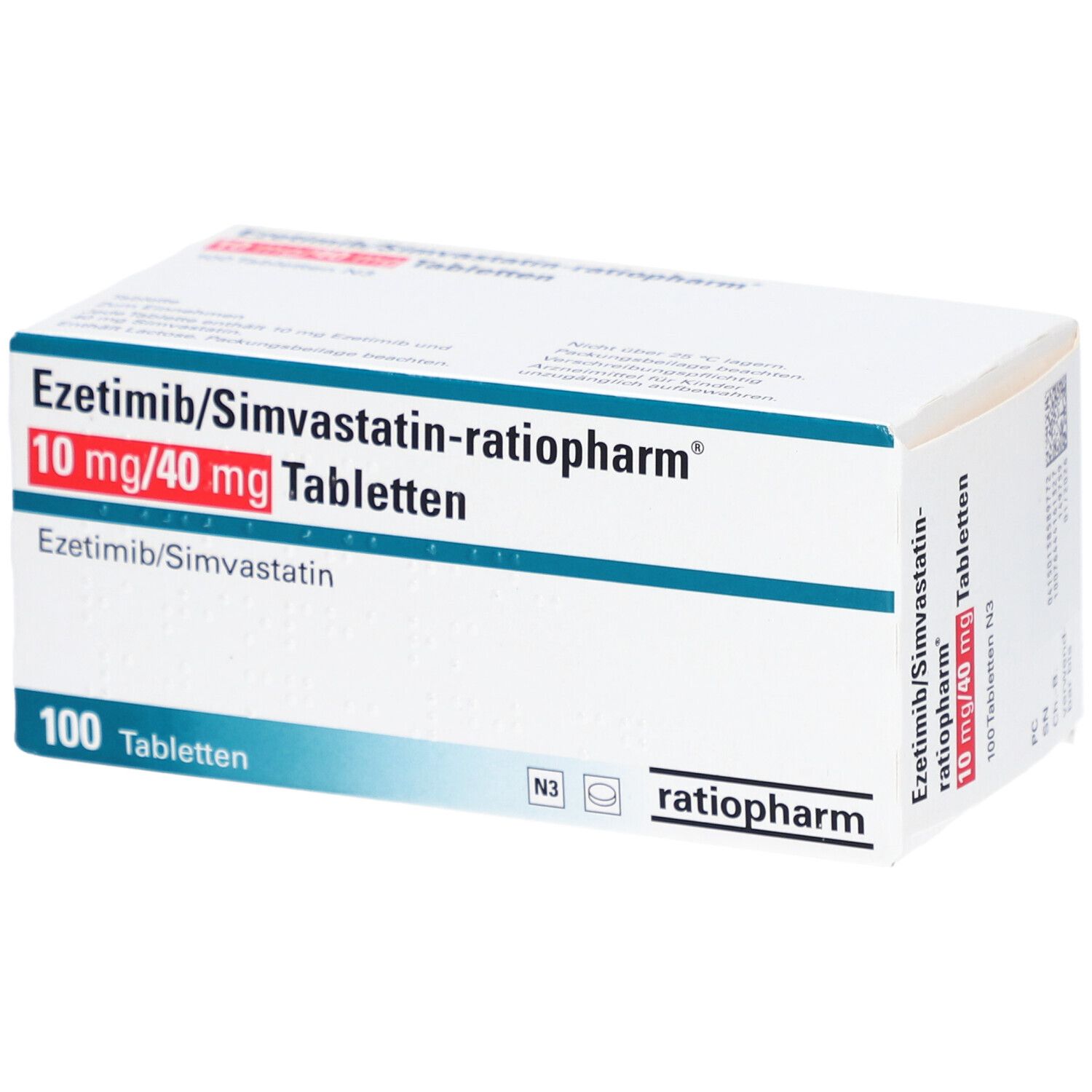 EZETIMIB/Simvastatin-ratiopharm 10 mg/40 mg Tabl.
