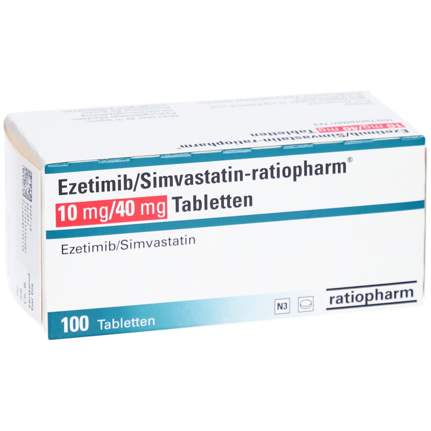 EZETIMIB/Simvastatin-ratiopharm 10 mg/40 mg Tabl.