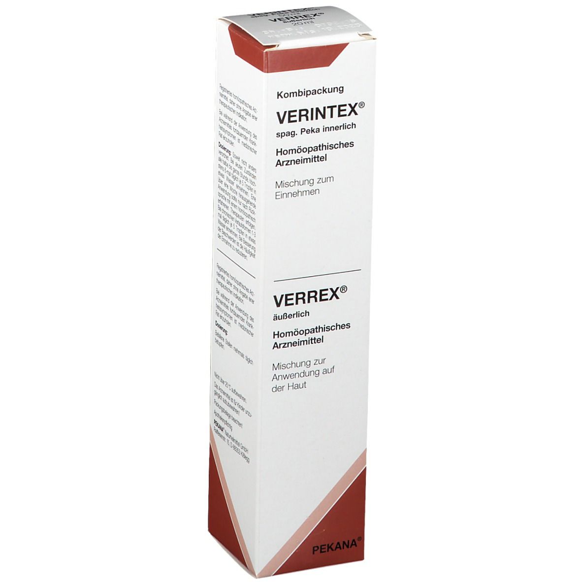 VERINTEX spag. Peka innerlich / VERREX äußerlich Kombipackung