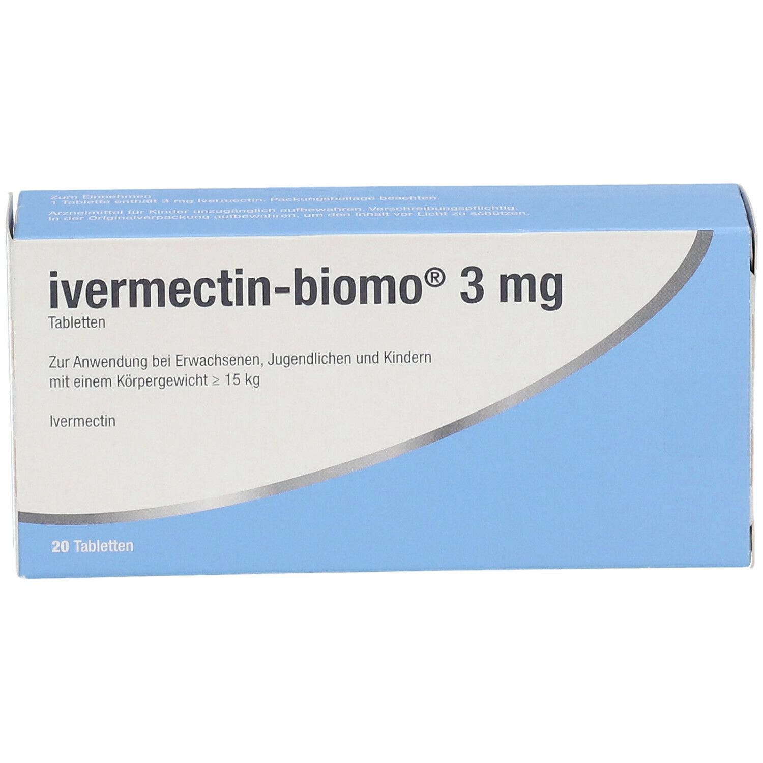 IVERMECTIN-biomo 3 Mg Tabletten 20 St Mit Dem E-Rezept Kaufen - Shop ...