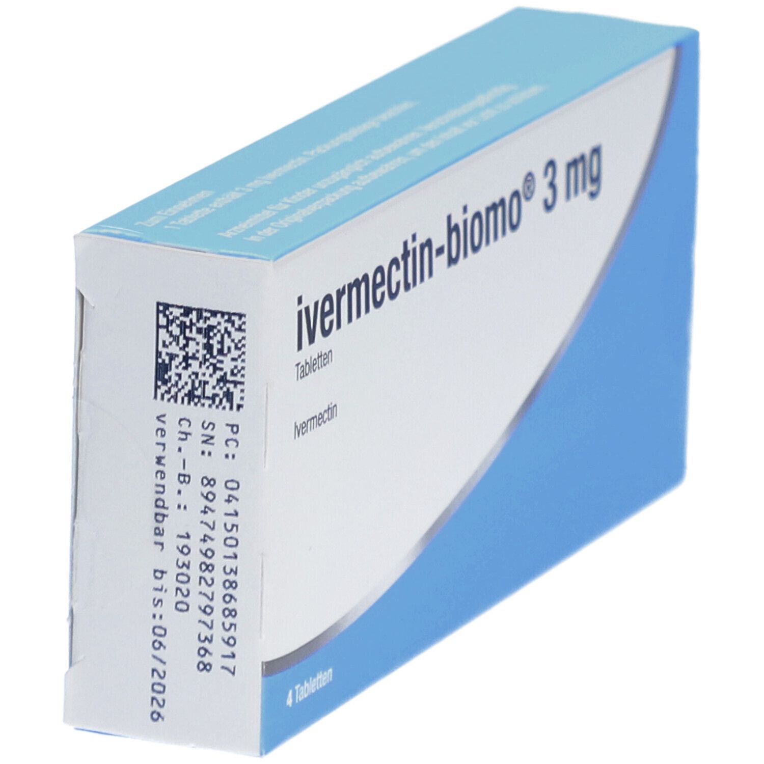 IVERMECTIN-biomo 3 mg Tabletten 4 St