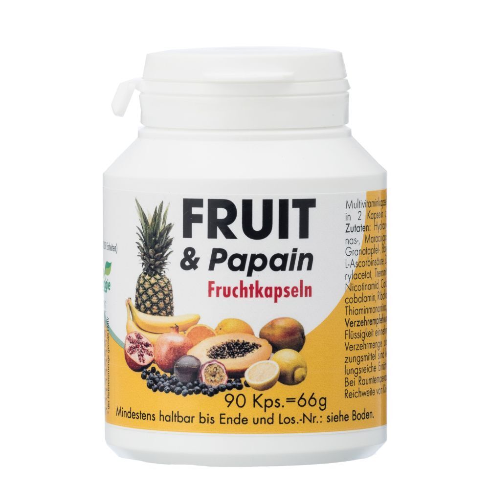 Fruit & Papain Fruchtkapseln