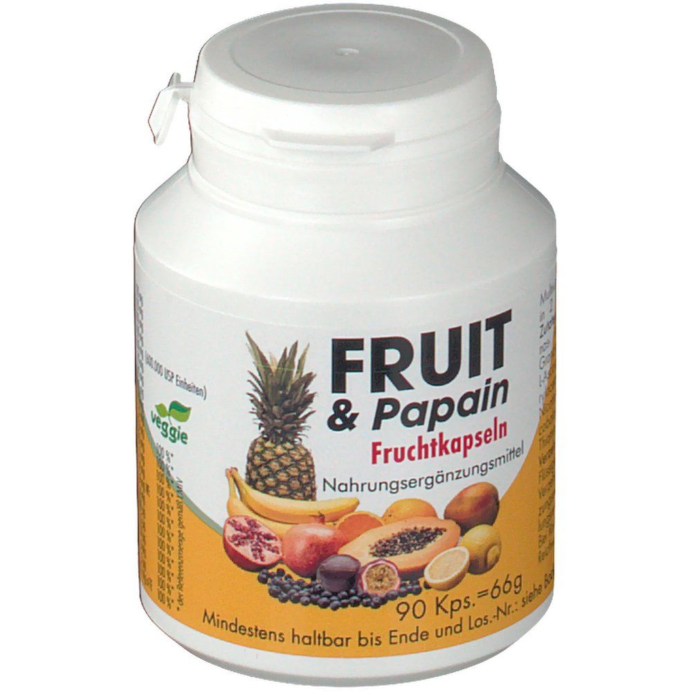 Fruit & Papain Fruchtkapseln