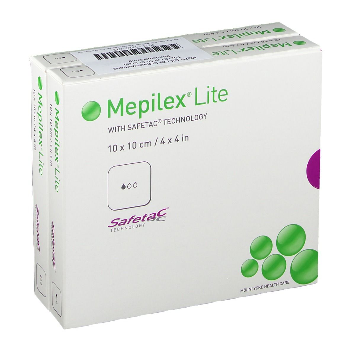 Mepilex Lite Schaumverband 10x10 cm steril 10 St Verband
