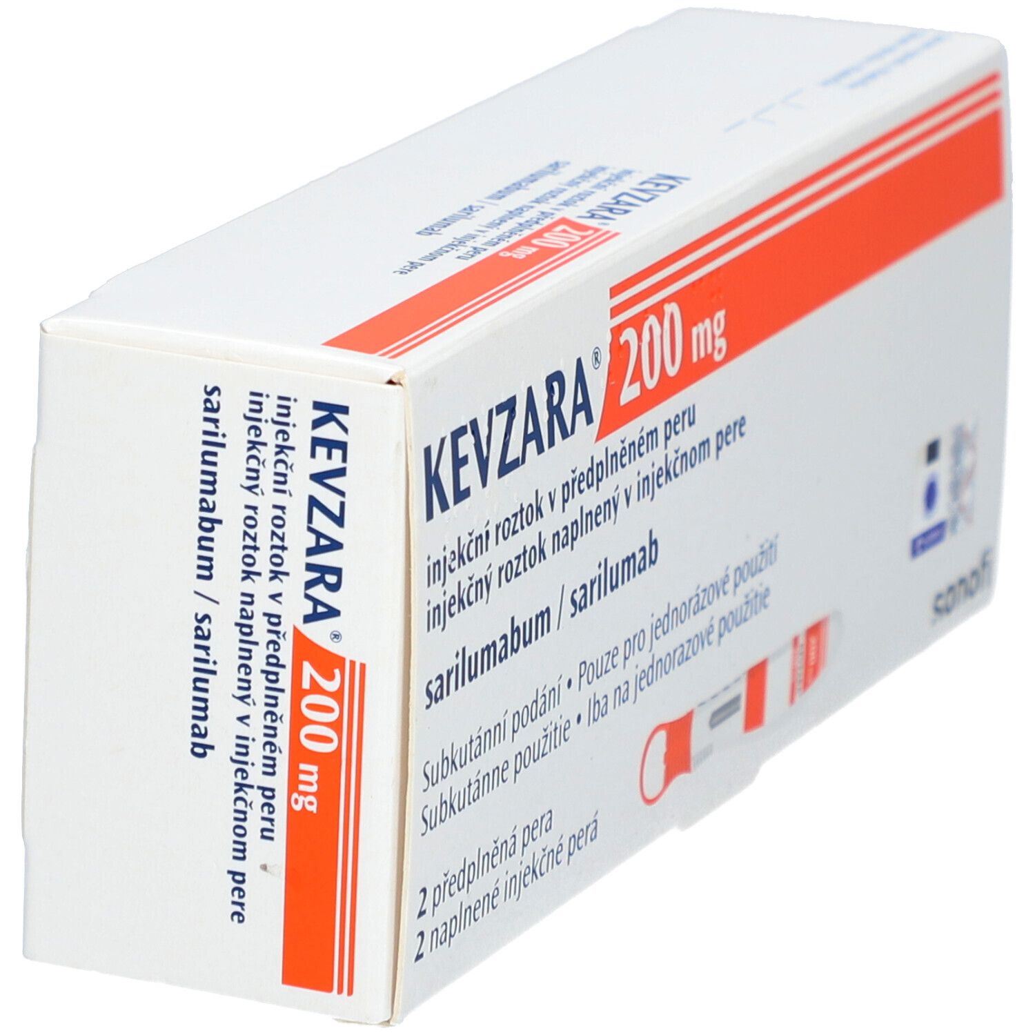 Kevzara 200 mg Injektionslösung im Fertigpen 2 St