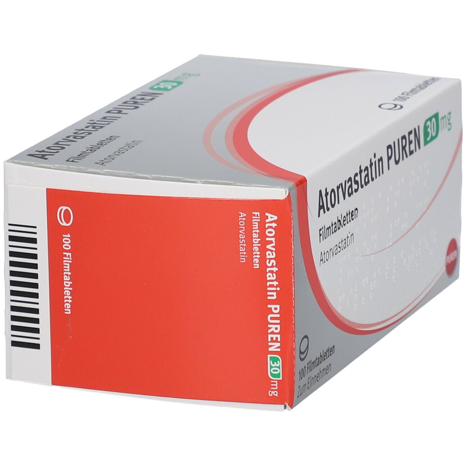 Atorvastatin Puren 30 mg Filmtabletten 100 St