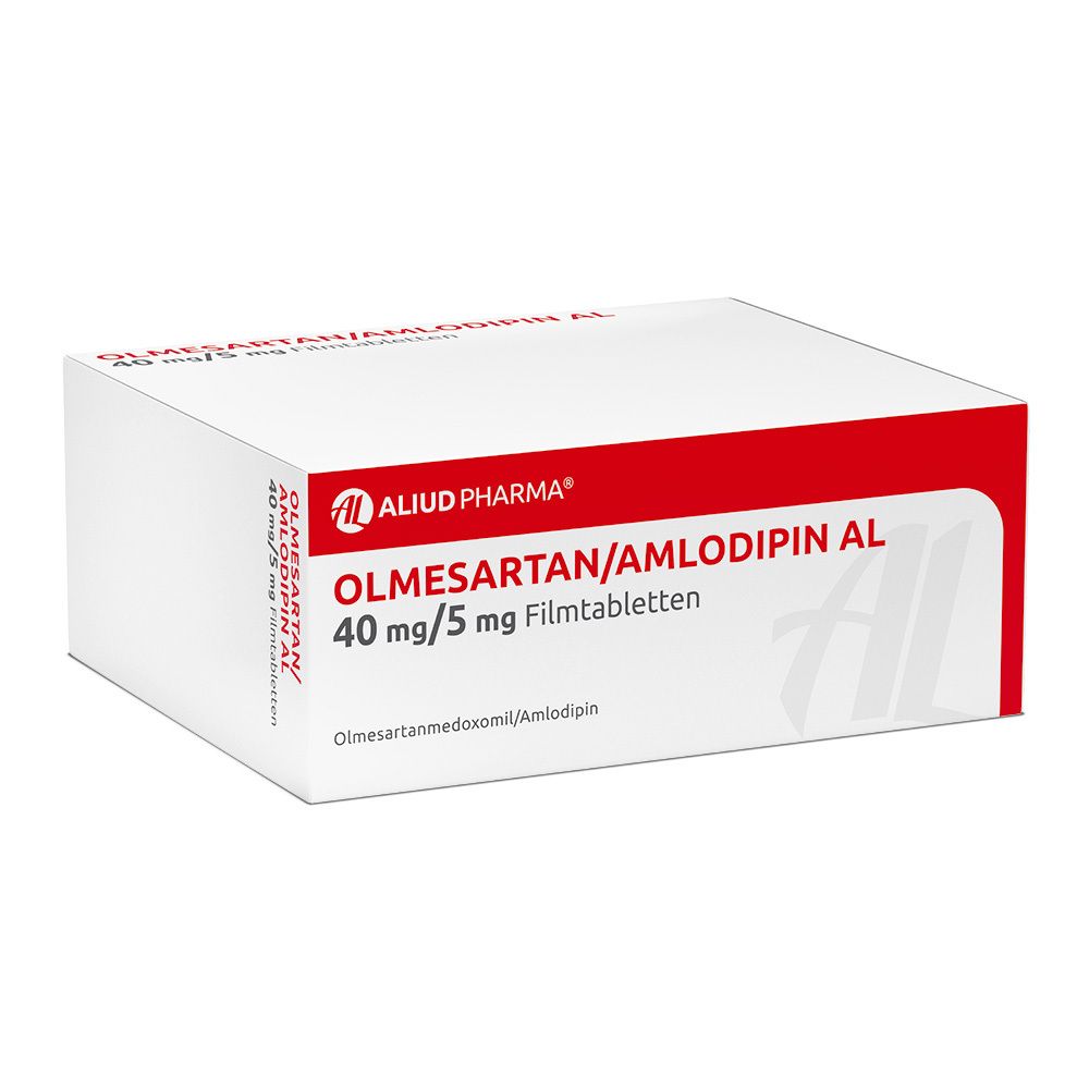 OLMESARTAN/Amlodipin AL 20 mg/5 mg Filmtabletten 98 St