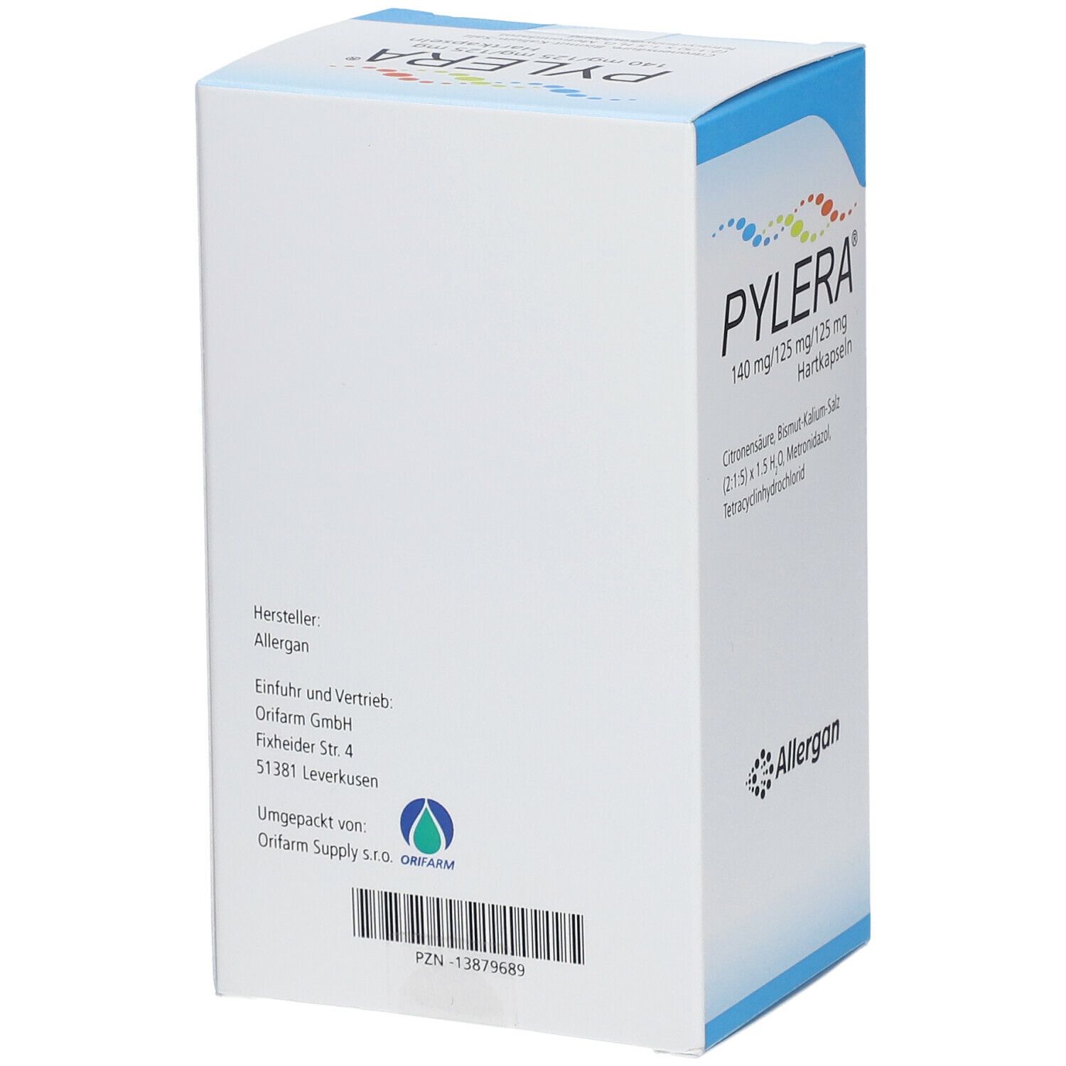 Pylera 140 mg/125 mg/125 mg