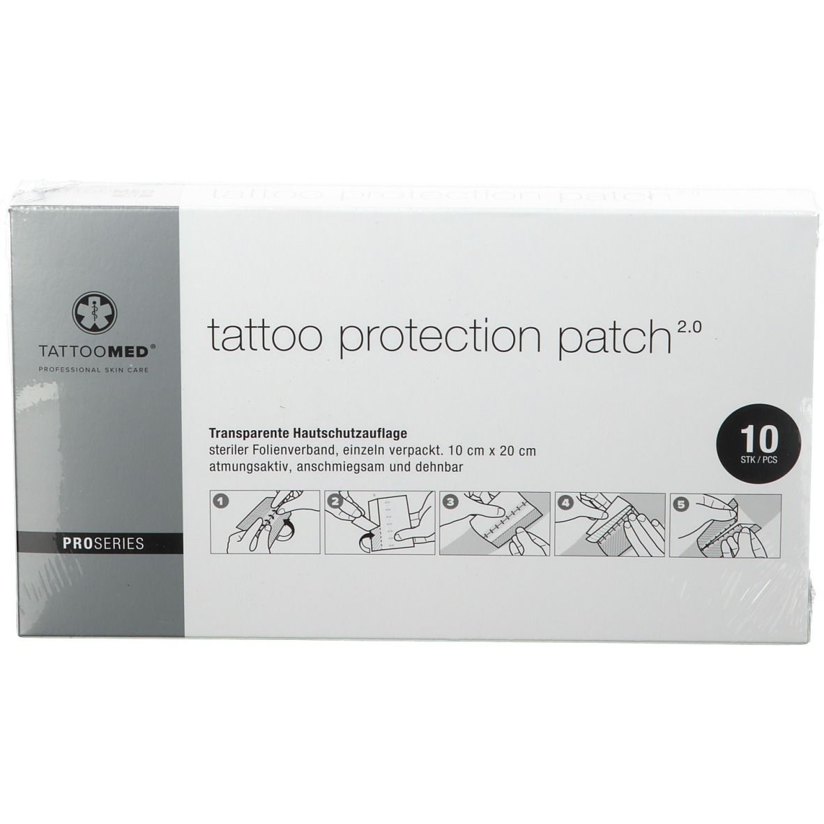 TattooMed® Tattoo Protection Patch 2.0 10 x 20 cm