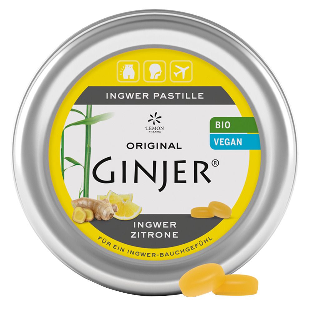 Ingwer GINJER Bio-Pastille Zitrone