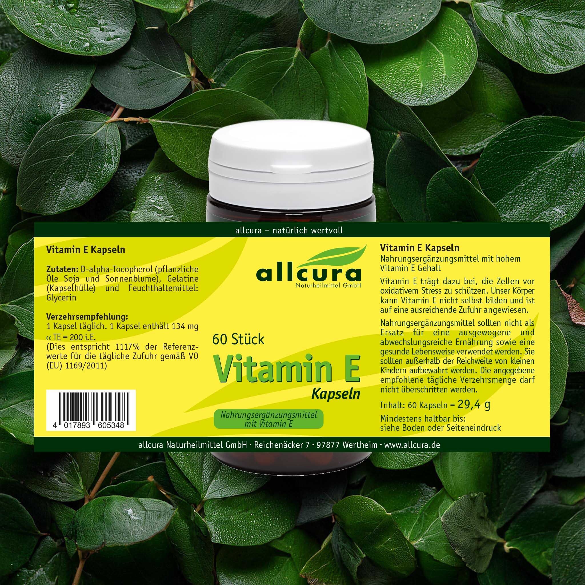 allcura Vitamin E 200 I.E.