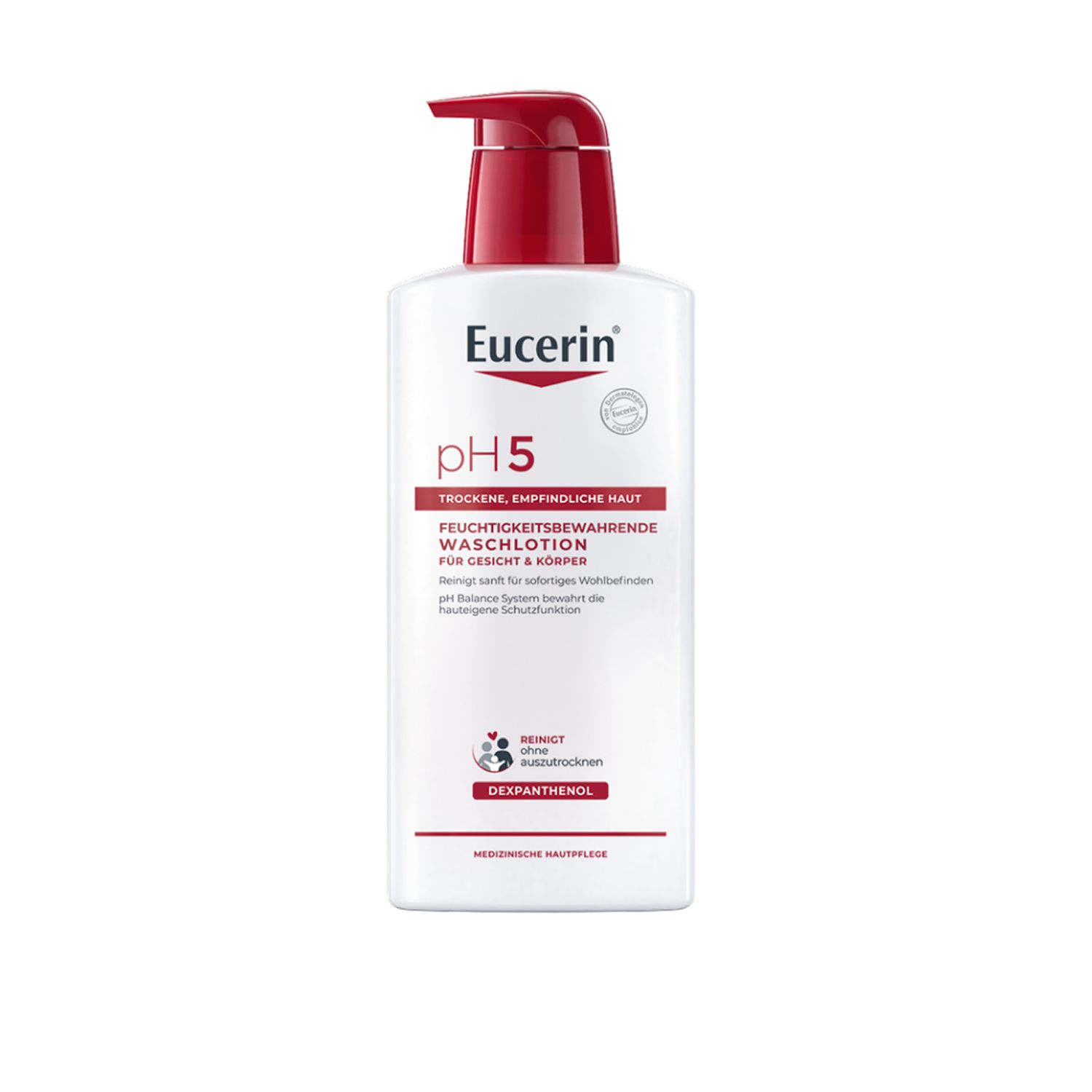 Eucerin® pH5 Waschlotion für Körper, Gesicht und Hände  – bietet empfindlicher und trockener Haut eine milde Reinigung & bewahrt die Schutzfunktion der Haut- Jetzt 20 % sparen* mit eucerin20
