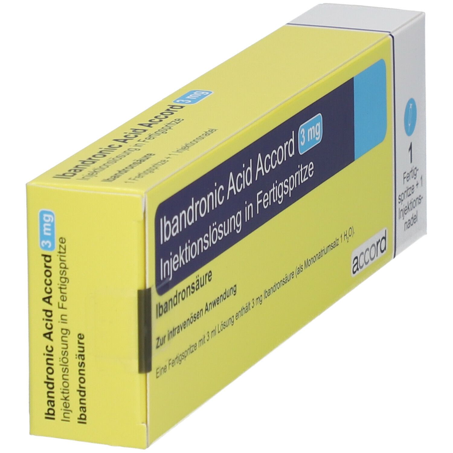 IBANDRONIC Acid Accord 3mg/3ml Inj.-Lsg.Fertigspr.
