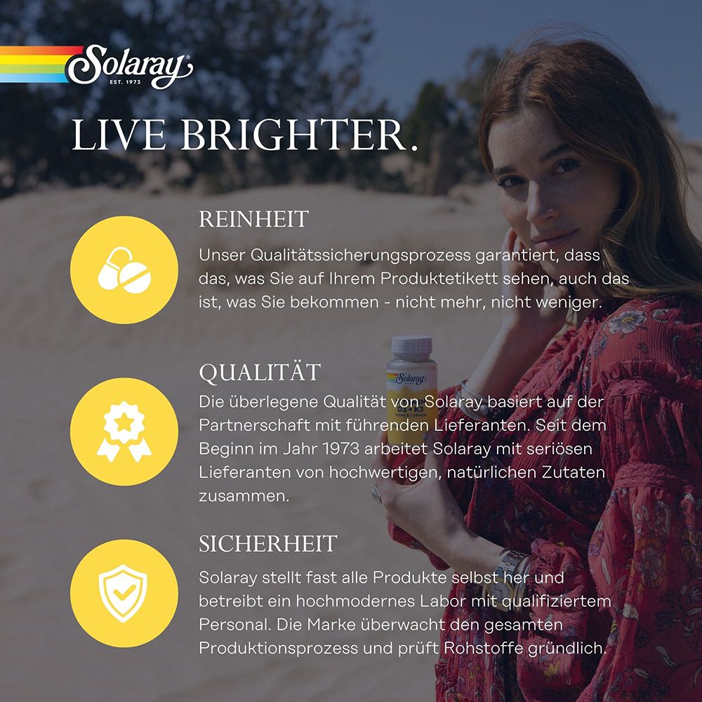 SOLARAY: Reinheit, Qualität und Sicherheit durch moderne Laboranalysen.