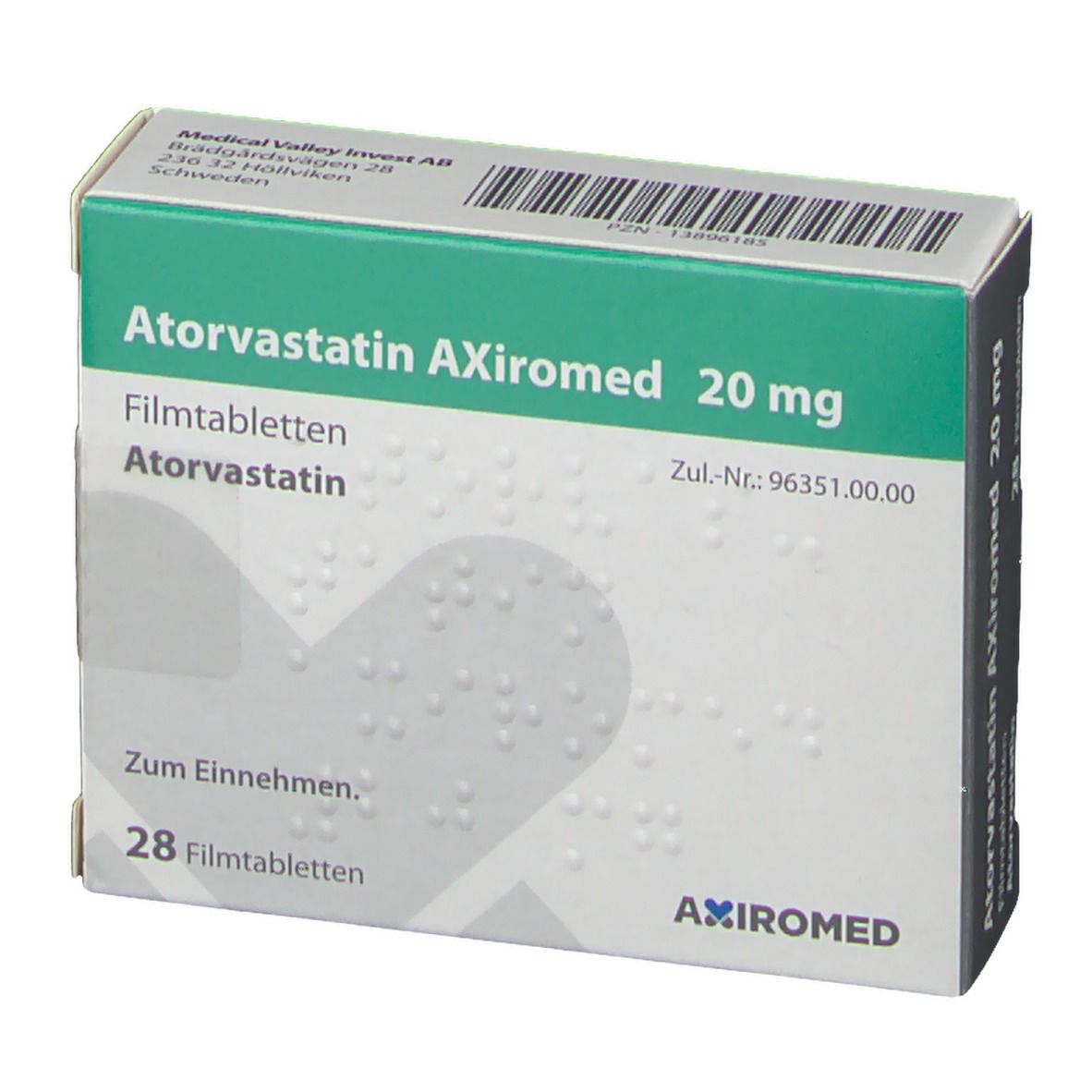 Atorvastatin AXiromed 20 mg 28 St - shop-apotheke.com