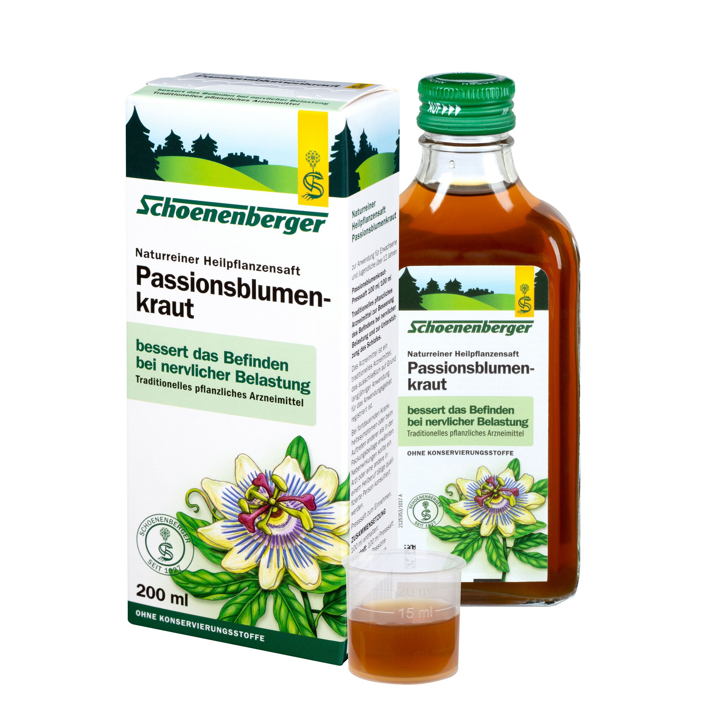 Schoenenberger® naturreiner Heilpflanzensaft Passionsblumenkraut