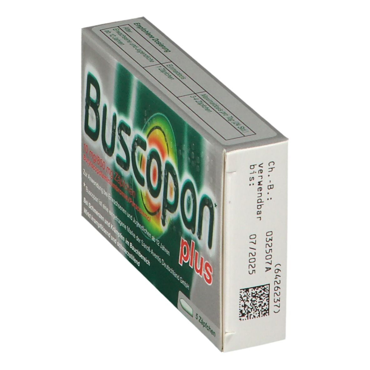 Buscopan® PLUS Zäpfchen