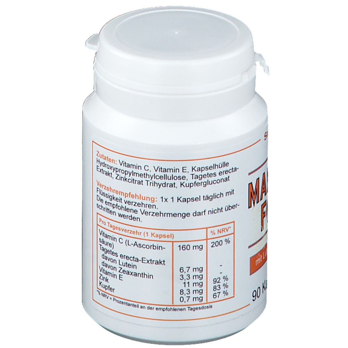SinoPlaSan  Makula Forte Lutein / Zeaxanthin