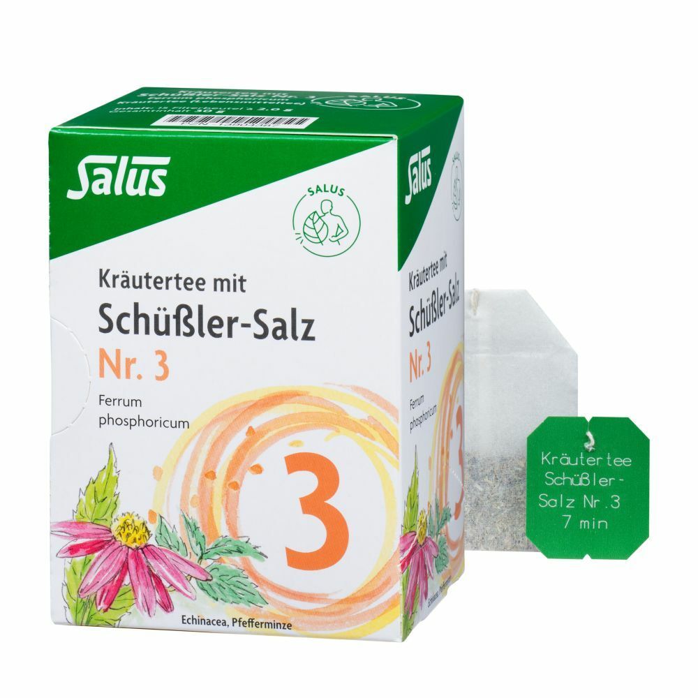 Salus® Kräutertee mit Schüßler-Salz Nr. 3 Ferrum phosporicum
