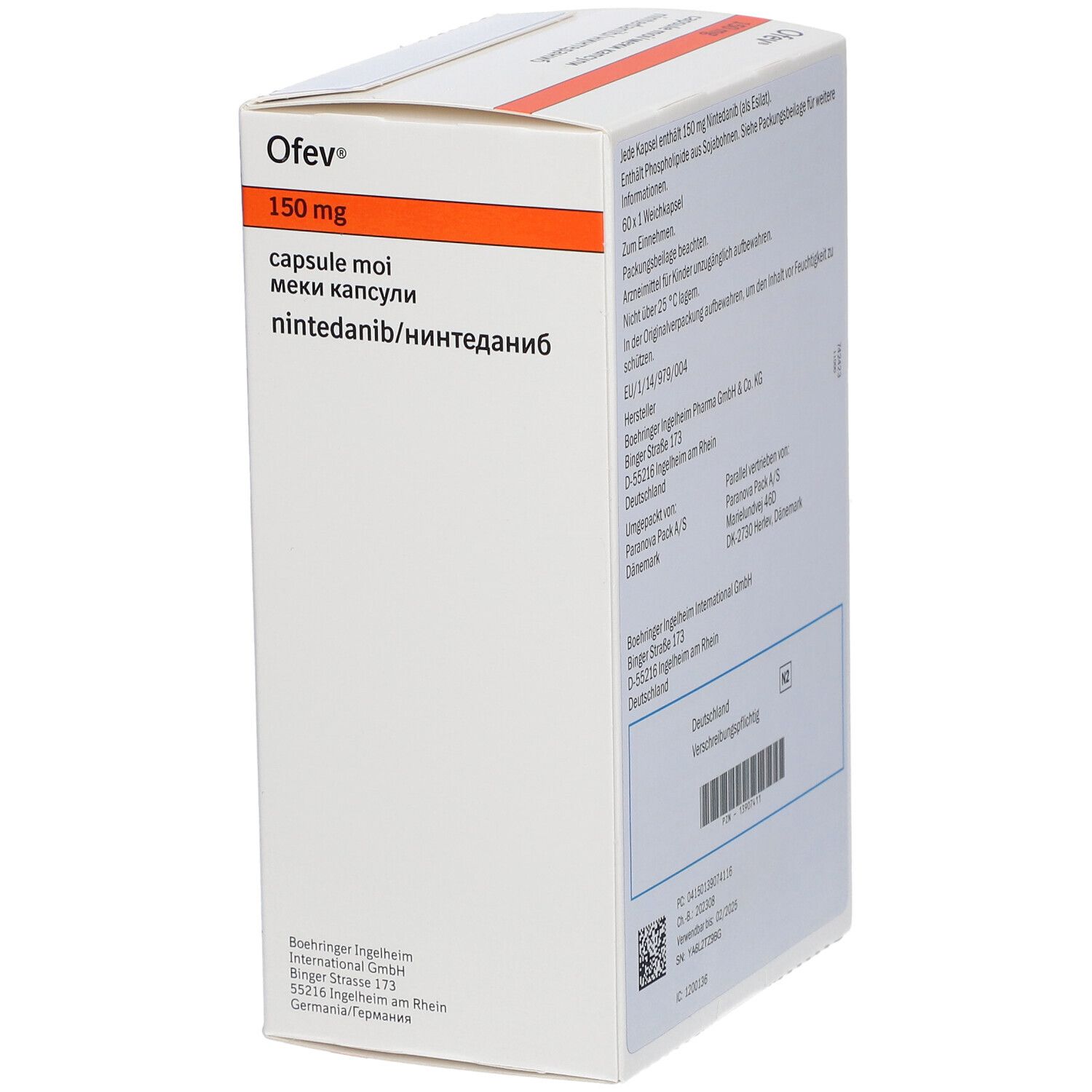 OFEV 150 mg Weichkapseln