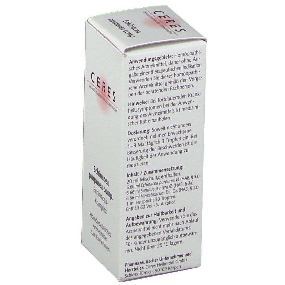 Ceres Echinacea purpurea comp.Tropfen z.Einnehmen 20 ml Tropfen zum Einnehmen