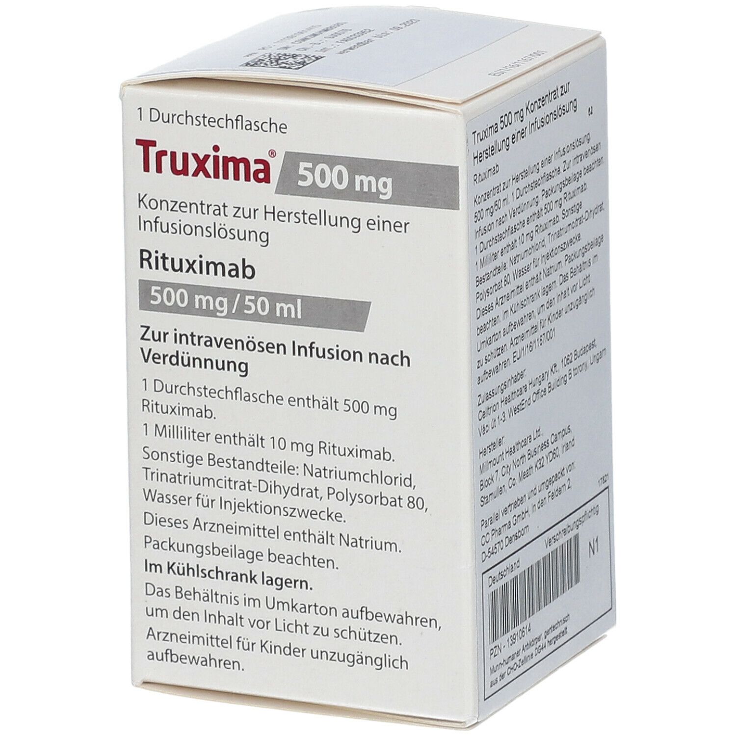 Truxima 500 mg Konz.z.Herst.e.Infusionslösung 1 St Infusionslösungskonzentrat