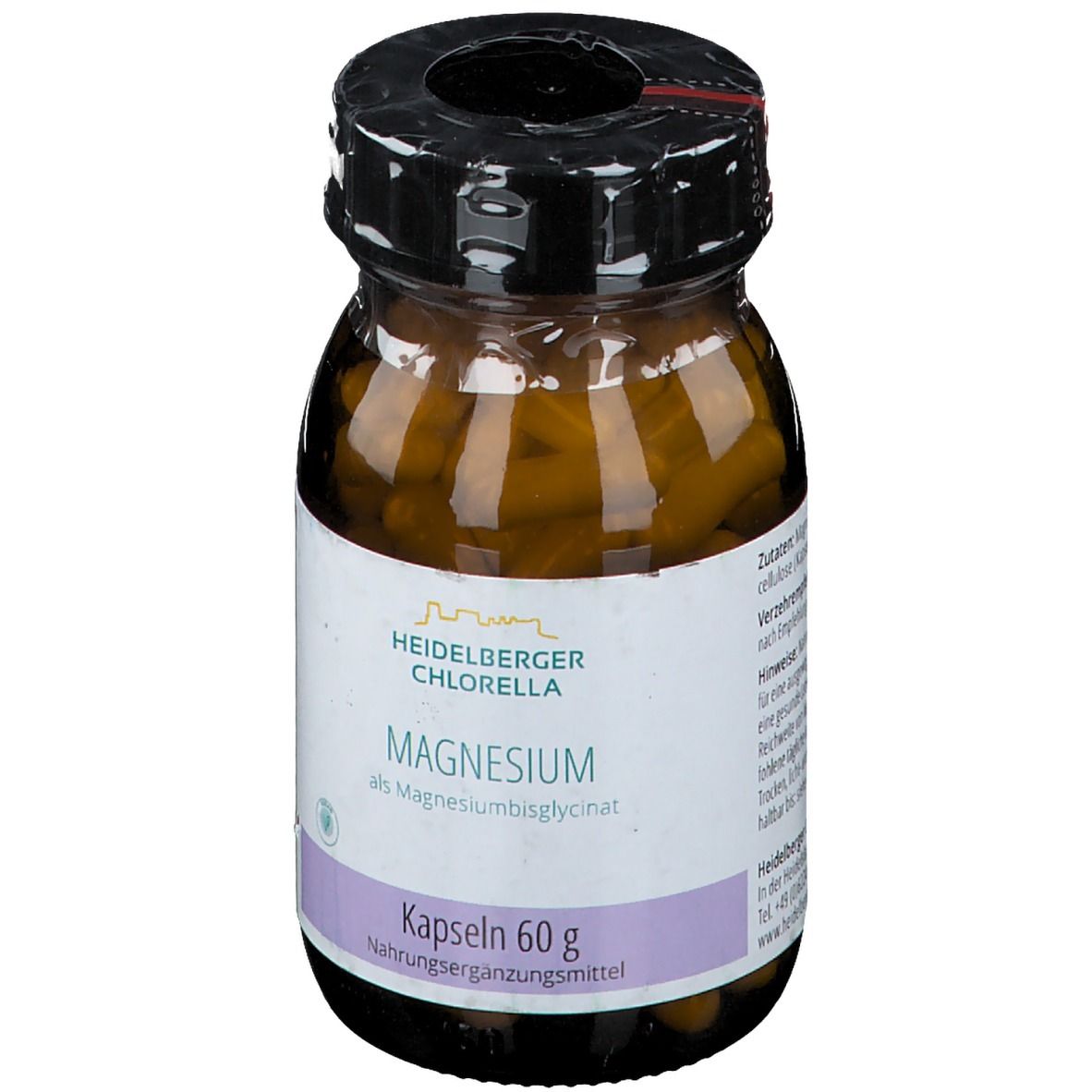 Heidelberger Chlorella Magnesium ALS Magnesiumbisglycinat Kapseln 100