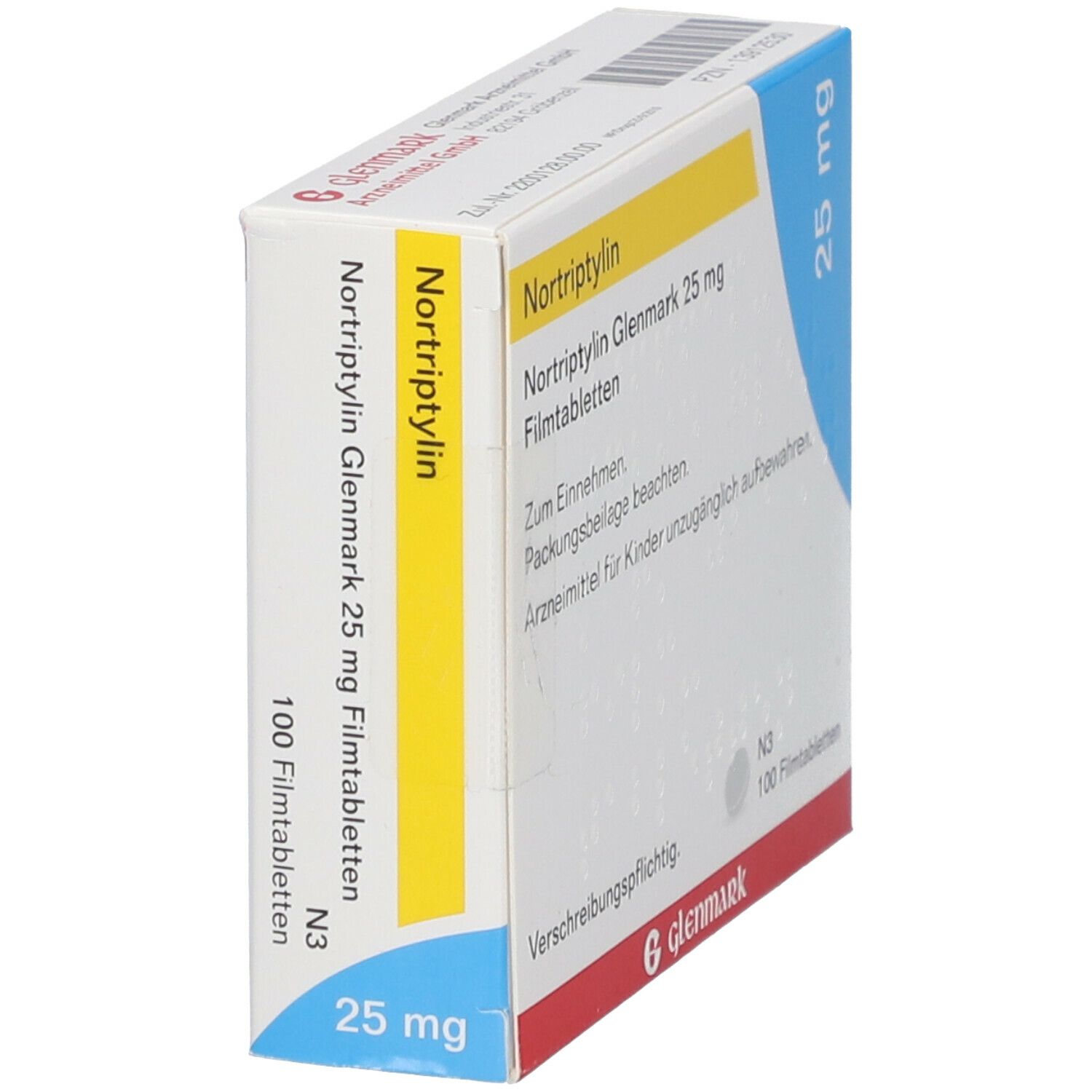Nortriptylin Glenmark 25 mg