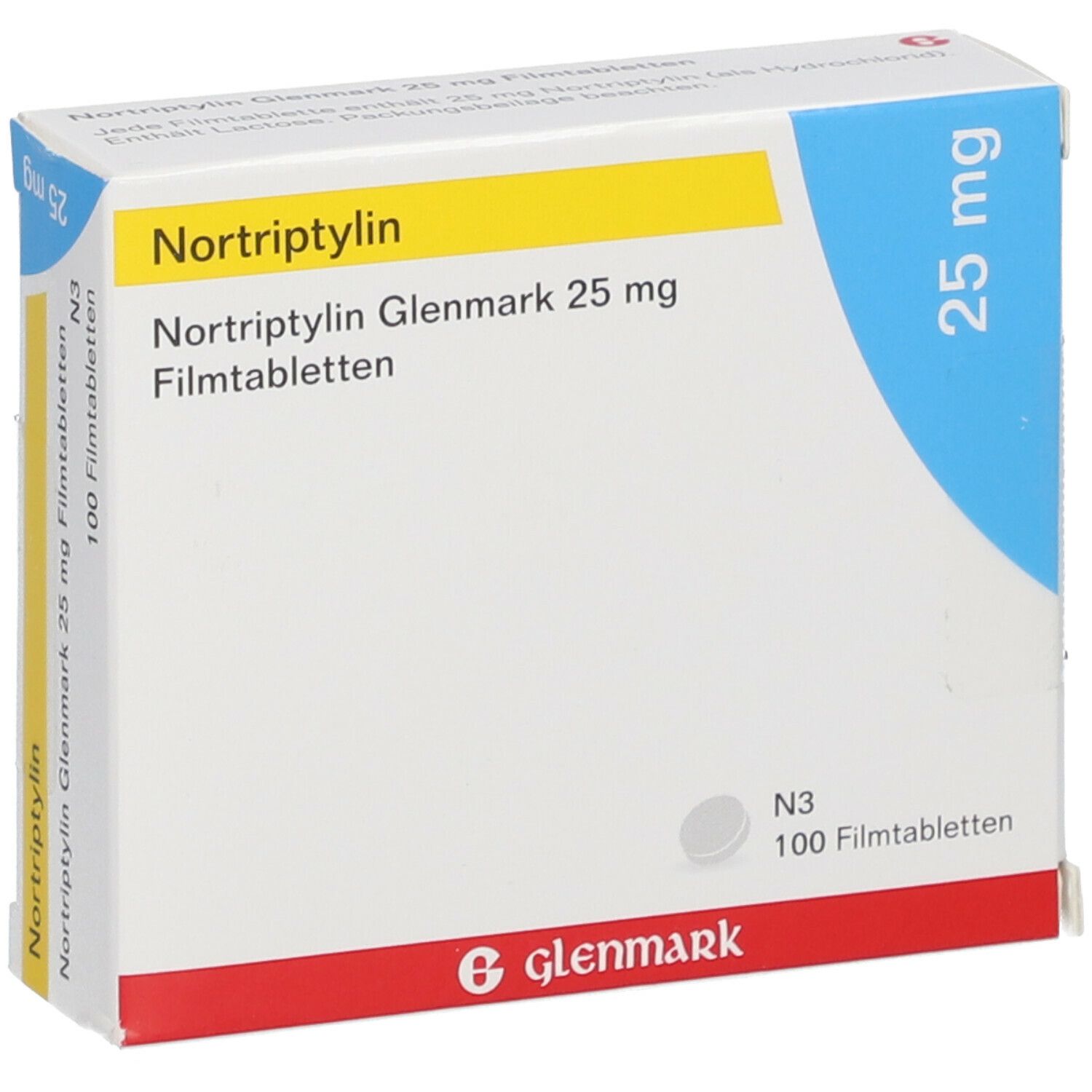 Nortriptylin Glenmark 25 mg