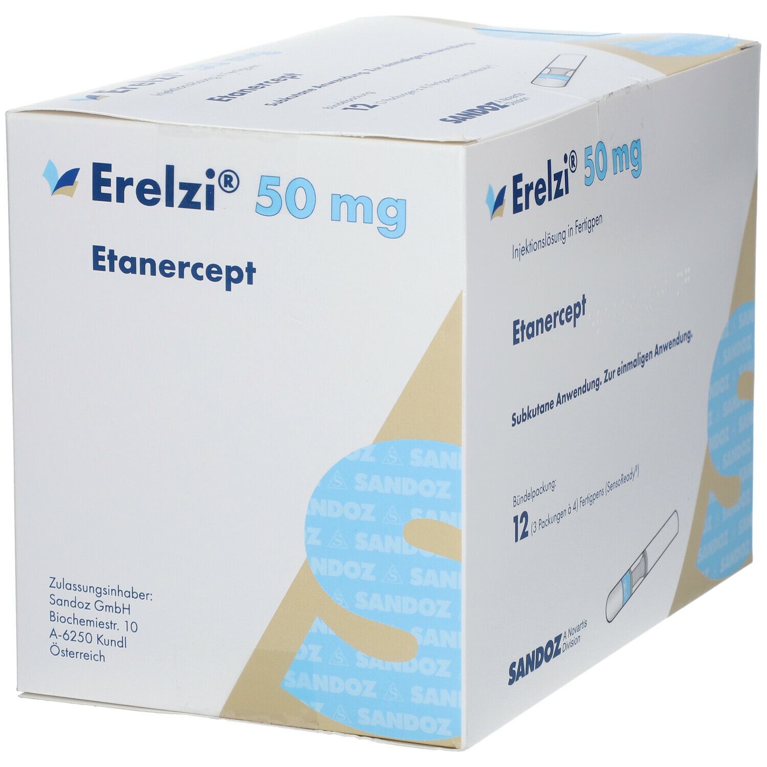 Erelzi 50 mg Injektionslösung i.e.Fertigpen 12 St