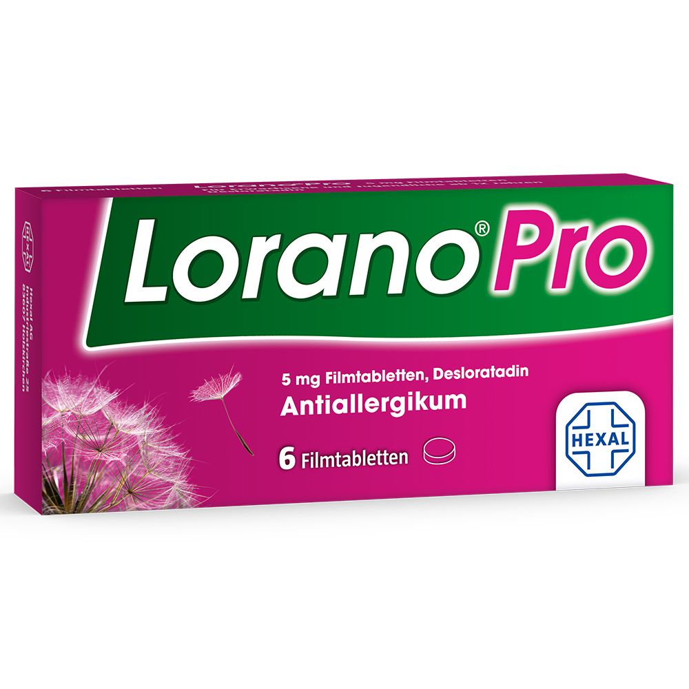 Lorano®Pro bei Allergie – Die Allergietabletten für alle Heuschnupfen-Symptome