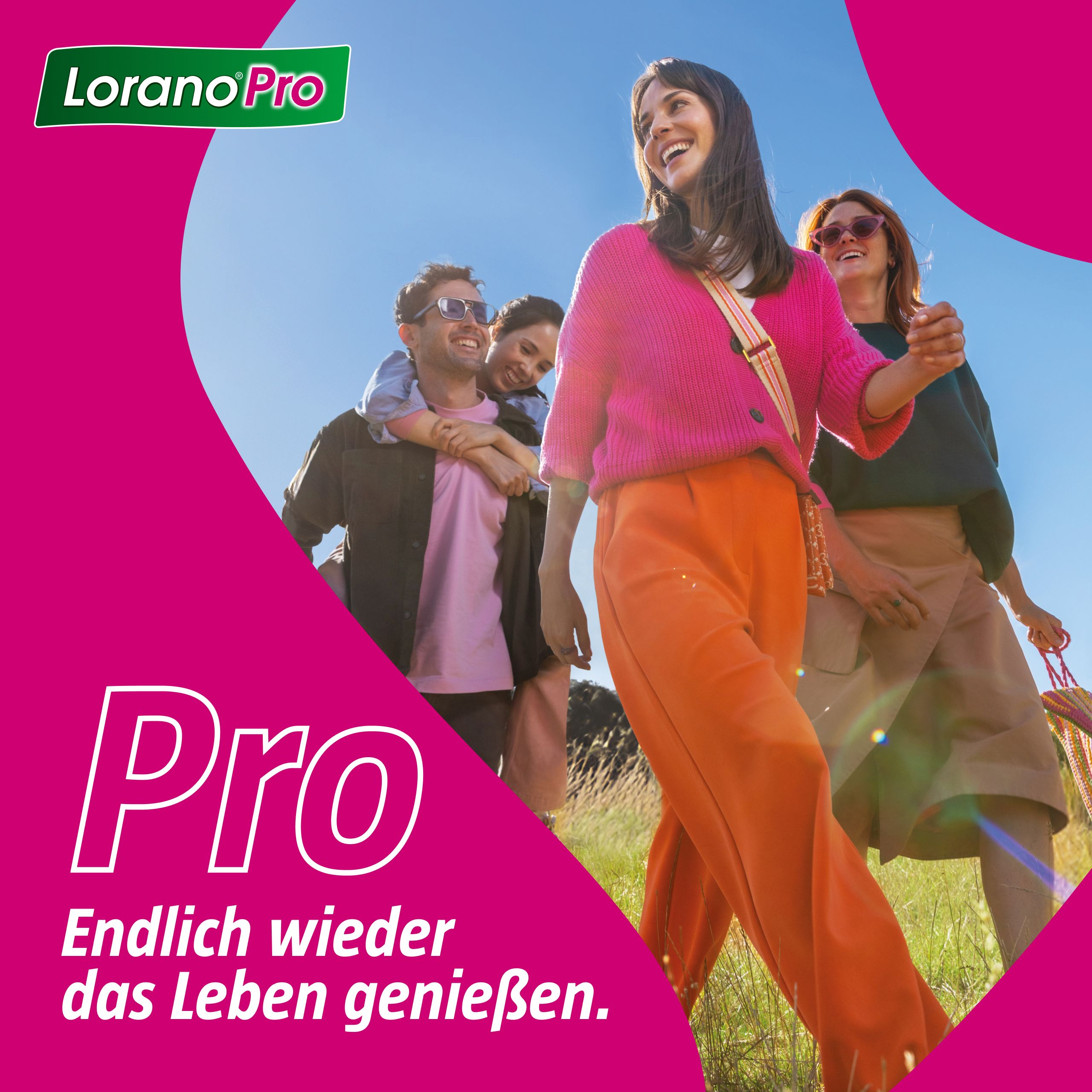 Lorano®Pro bei Allergie – Die Allergietabletten für alle Heuschnupfen-Symptome