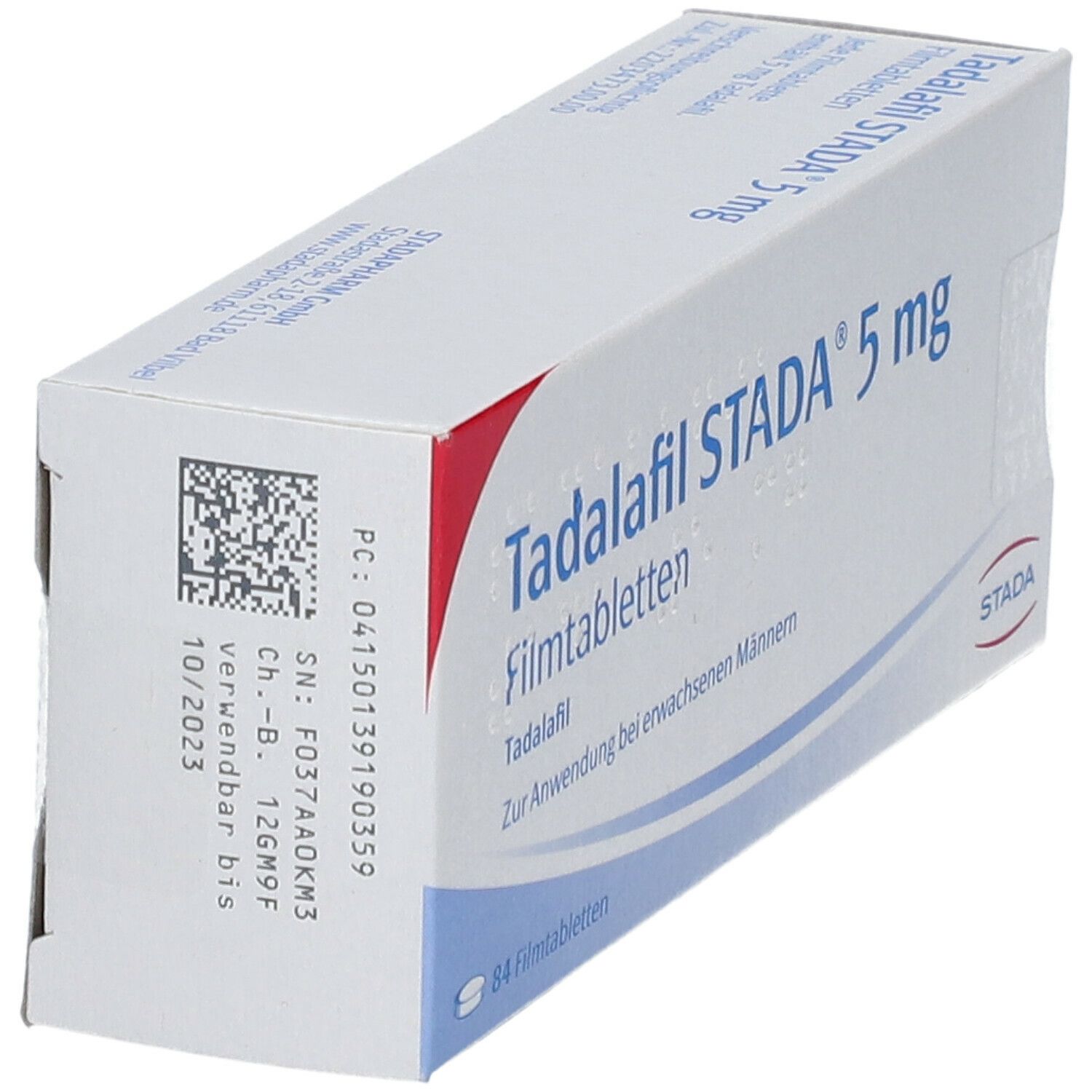 Tadalafil STADA\u00ae 5 mg 84 St mit dem E-Rezept kaufen - Shop Apotheke