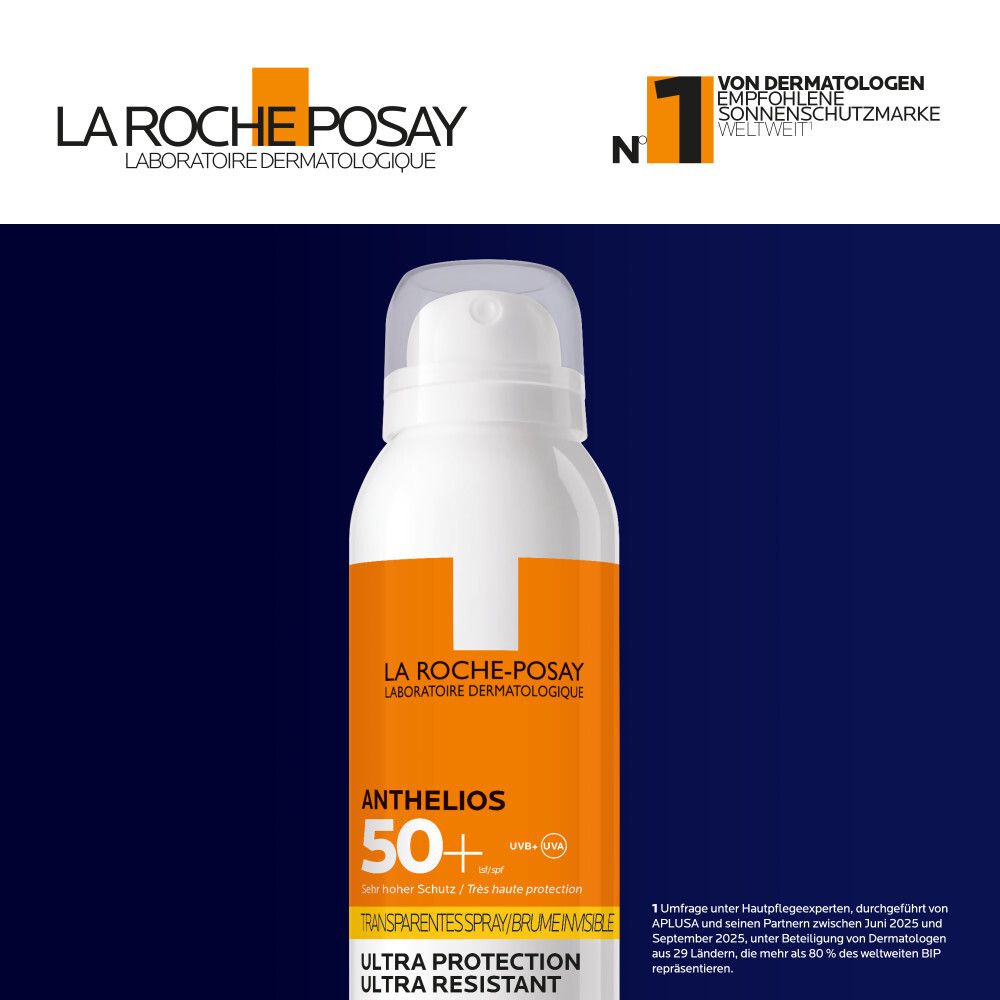 La Roche Posay: Nr. 1 Sonnenschutzmarke, empfohlen von Dermatologen weltweit.