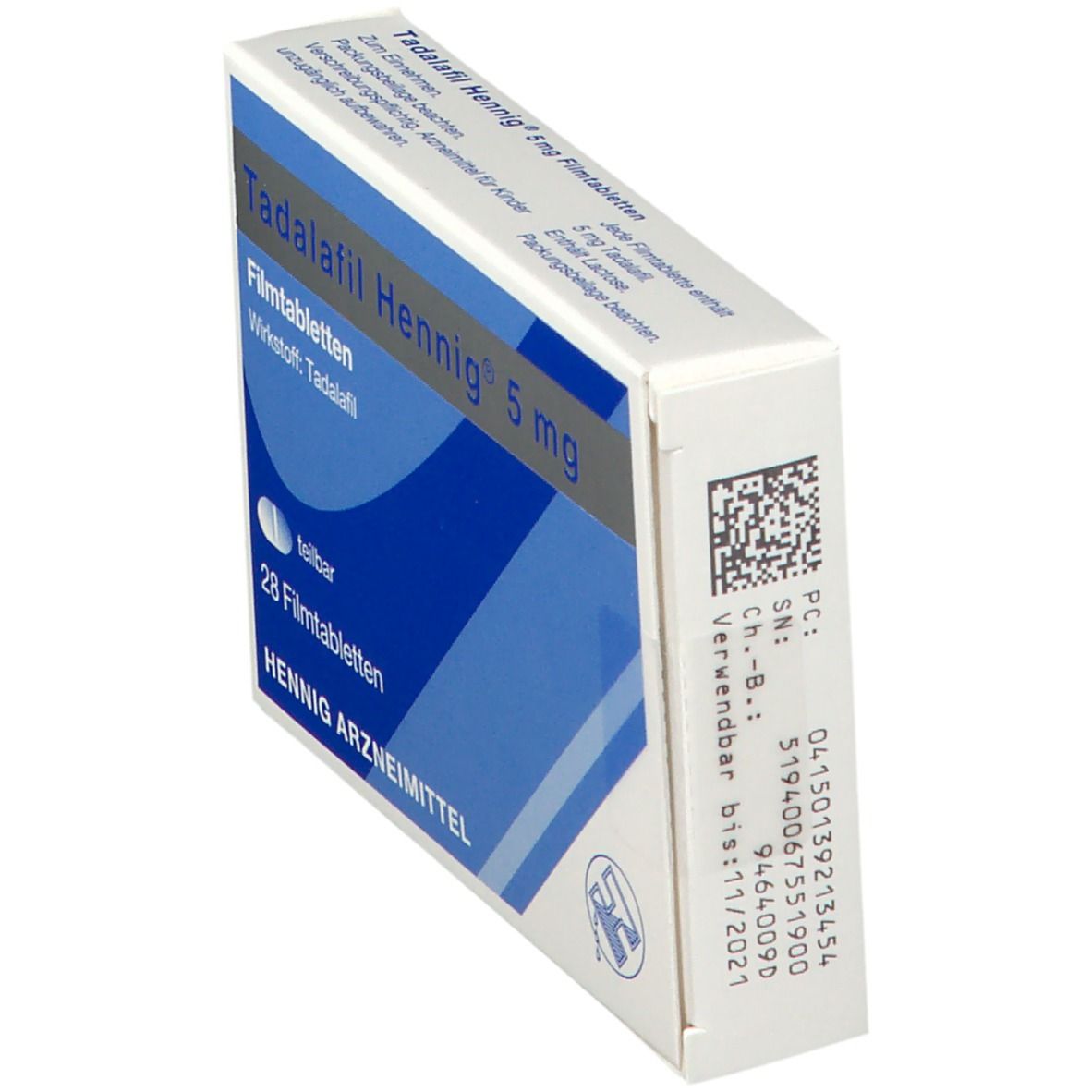 Tadalafil AL 5 mg Filmtabletten 28 St