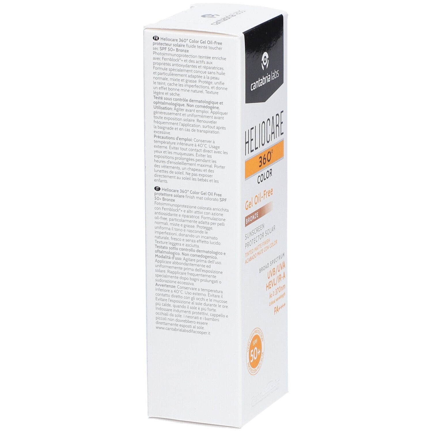 Heliocare 360° Color Gel oil-free bronze