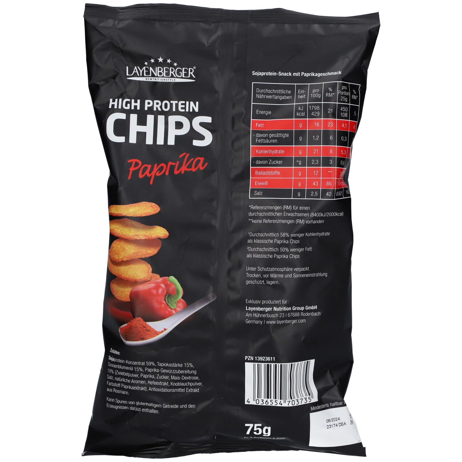 LAYENBERGER® High Protein Chips Paprika