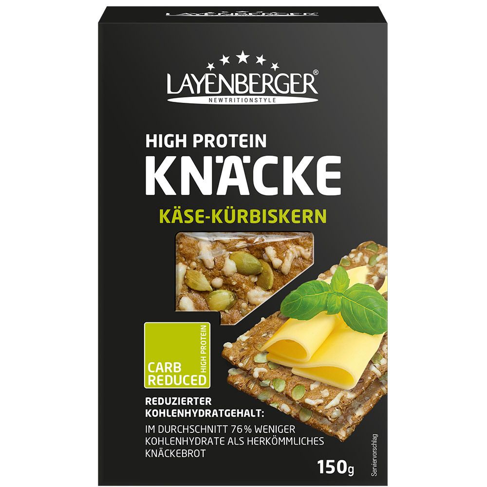 Layenberger® High Protein Knäcke Käse-Kürbiskern