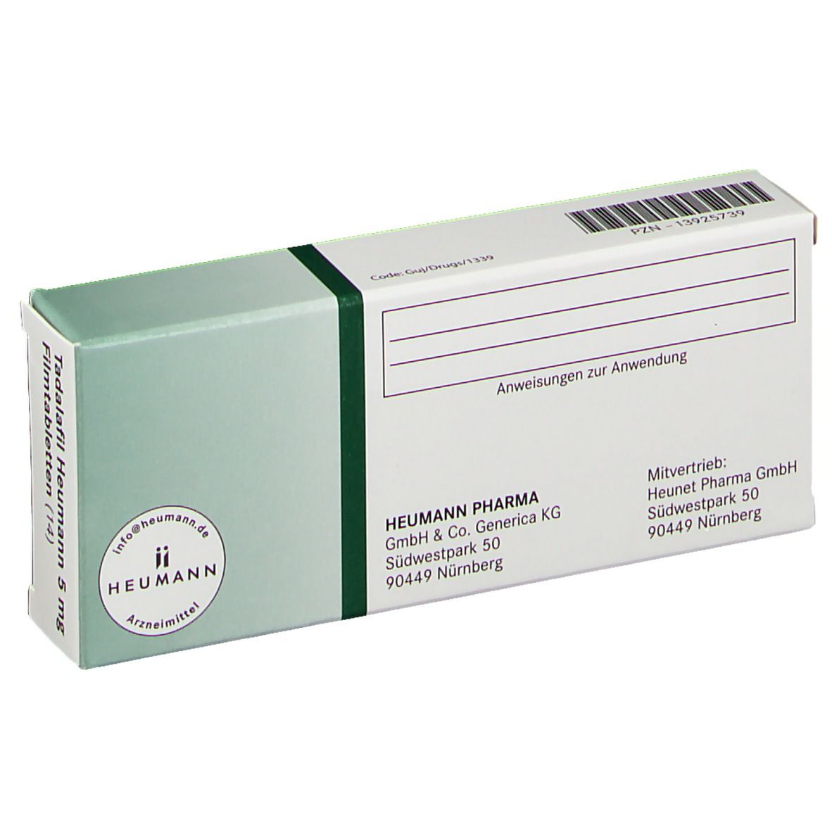 Tadalafil Heumann 5 mg