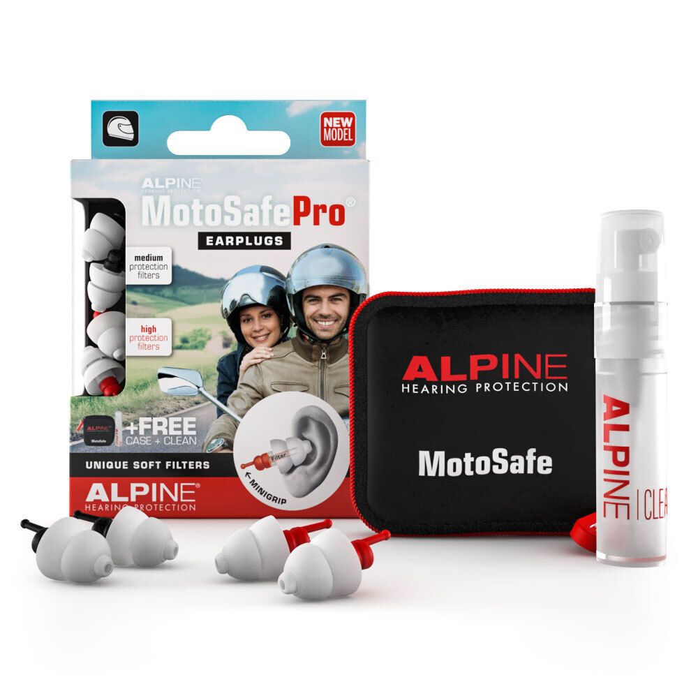 Alpine Motosafe Pro Gehörschutz f.Motorradfahrer 4 St Ohrstöpsel