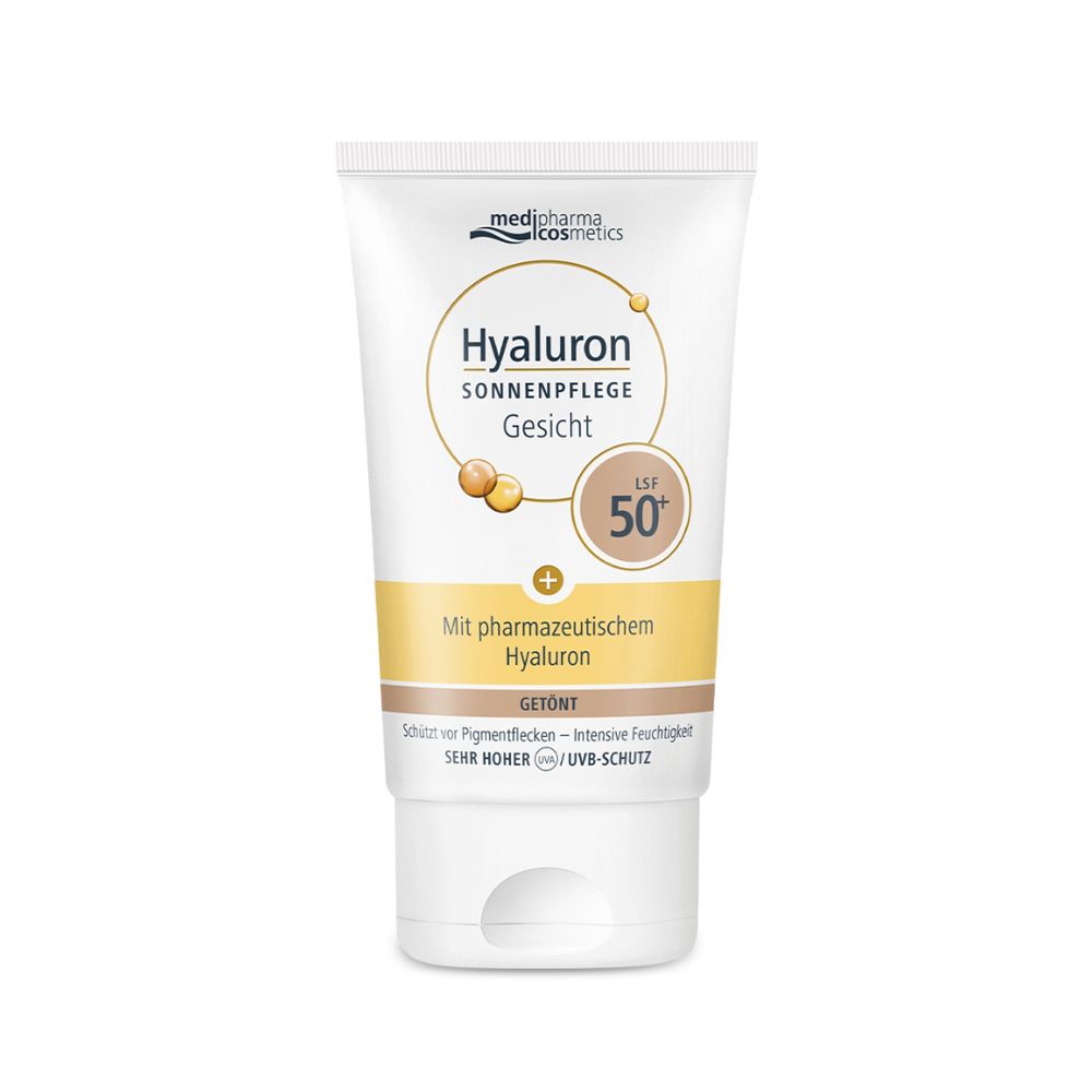 Hyaluron Sonnenpflege Gesicht Creme LSF 50+ getönt 50 ml