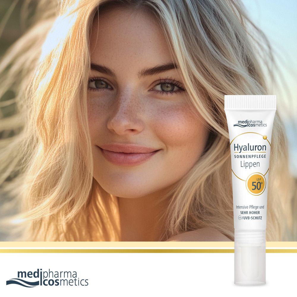 Hyaluron Sonnenpflege Lippenbalsam LSF 50+ 7 ml Lippenstift